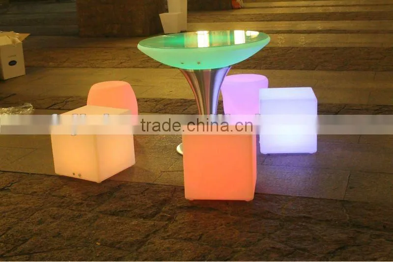 Color changing lighting Led bar chair