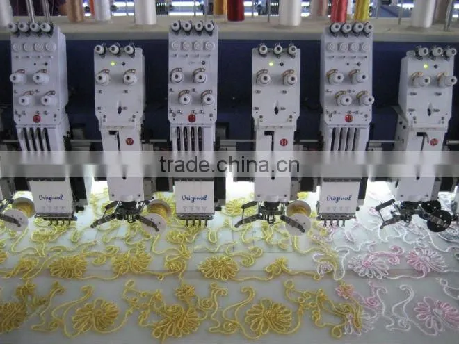 TP912(685 800x1170) 4 in 1 mixed flat+single sequin+coiling+towel embroidery machine