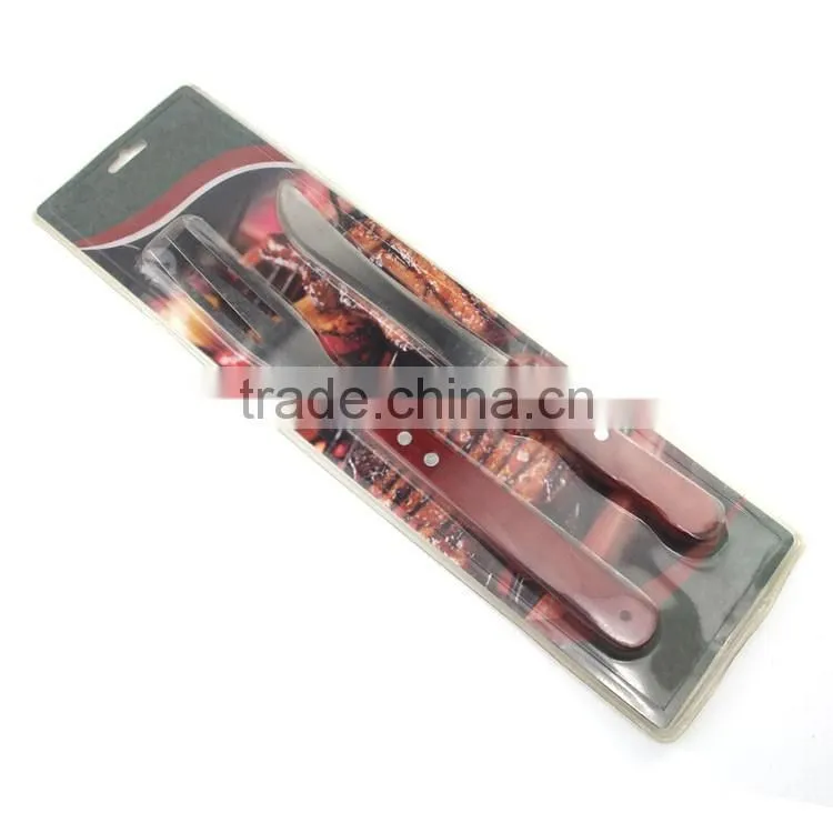 3pcs professional grade bbq utensils set for promotion