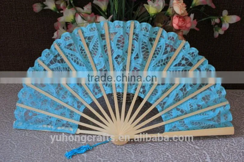 Spanish style lace hand held fan