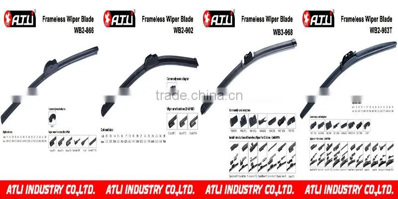 ATLI 12''-28'' Frameless car soft wiper blade