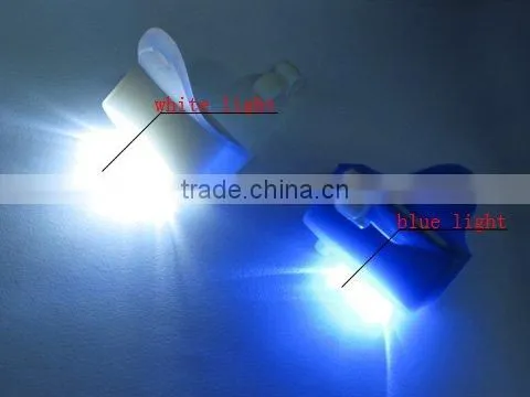 Super Bright 3 Led White Blue Lights Front Rear Silicone Bike Light Bicycle Tail Light