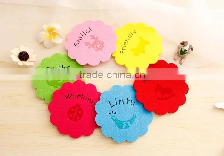 hot selling non woven felt table plate mat