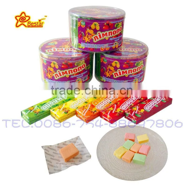 Different Fruit Flavors And Colors Soft Candy