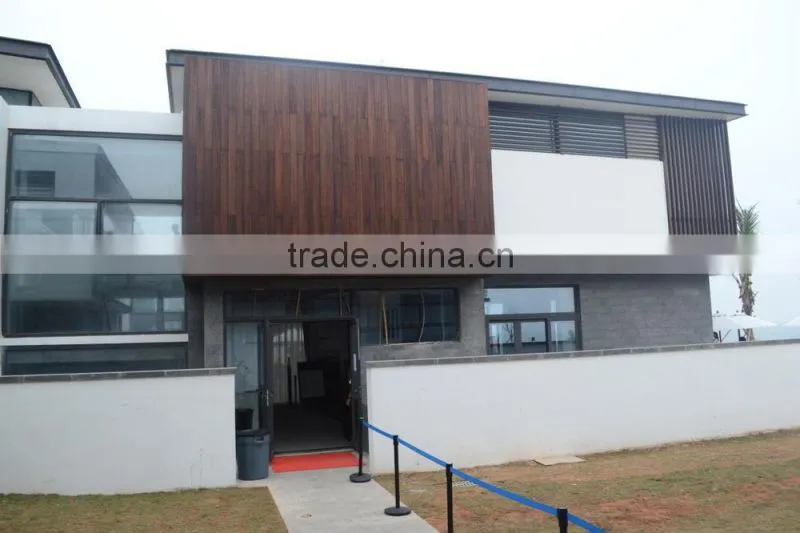 Outdoor Strand Woven Bamboo Wall Strips for Hotel and housesLight Chocolate Color---KE-OS0888