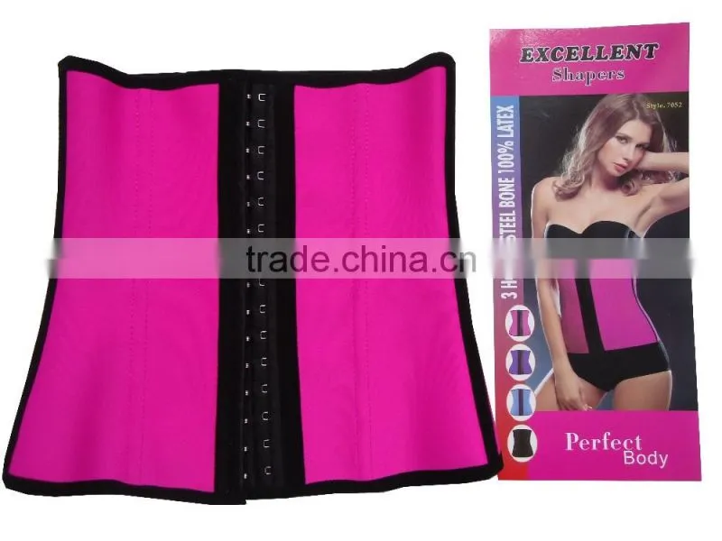 2015 Best Selling Sexy Woman tv photo abdominal corset with %100 Latex