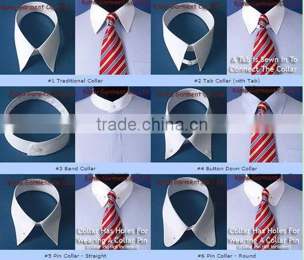 Factory wholesale cheap man shirt,high collar stipes dress shirts