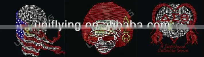 Custom baseball MoM rhinestone transfers