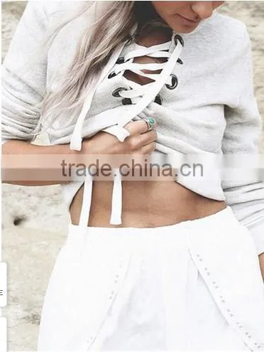 Women's Cotton Caftans Drawstring Hoodie Hooded Neck Fit Crop Top
