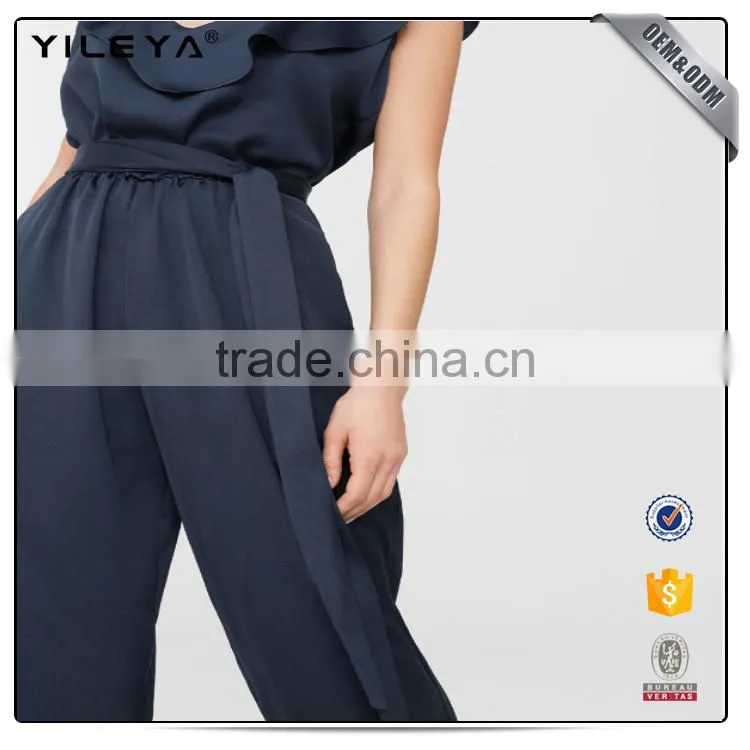 2017 summer fashion long floral sexy women jumpsuit