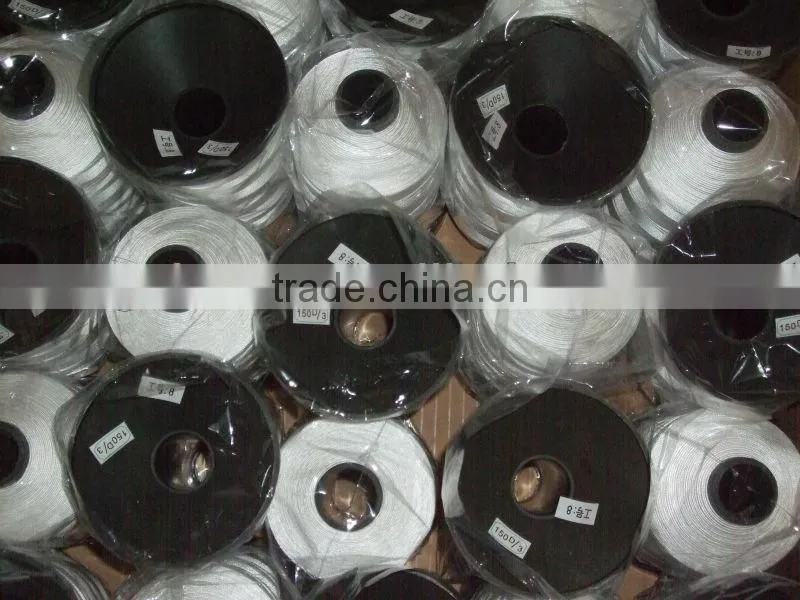 100% spun polyester 20s/3 FOR quiting machine