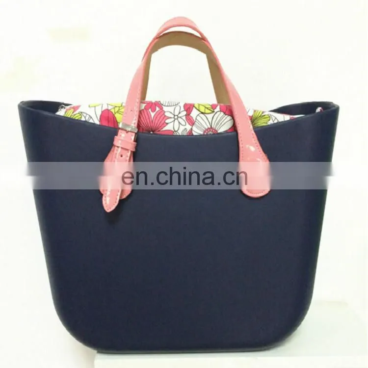 o High quality Set bag rubber bag silicone tote bag