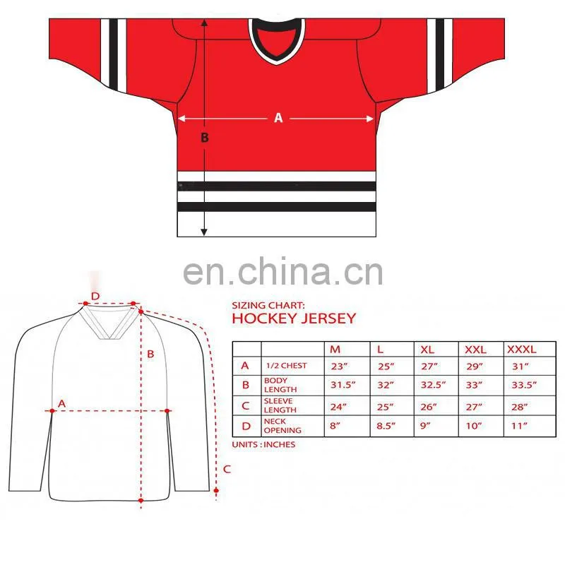 OEM Polyester custom Ice Hockey Jerseys Digital Printing sublimation logo dye sublimation ice hockey jersey printing