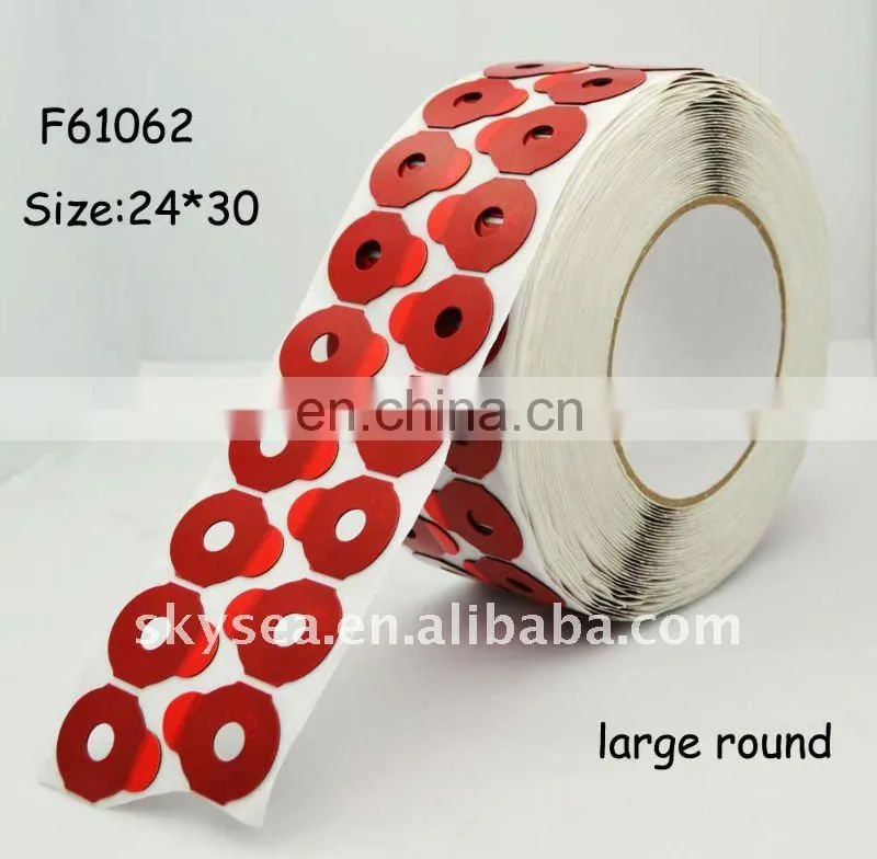 Blocking Pad,lens edging pads,more adhesive,good quality,MOQ 1 roll(24*30 large round)
