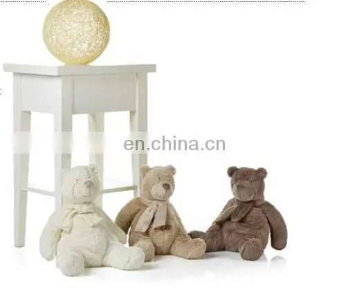 2016 wholesale plush teddy bear with scarf