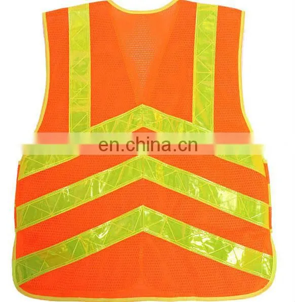 High reflective safety Hi-vis wasitcoat vest/ road safety policemen workwear vest