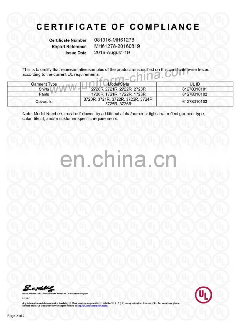 88%cotton 12% nylon industrial FR construction winter grey workwear overalls meet ul certificate