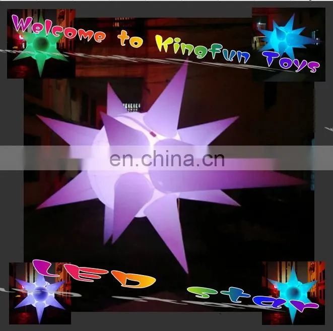 2014 Pub/club inflatable LED decoration star
