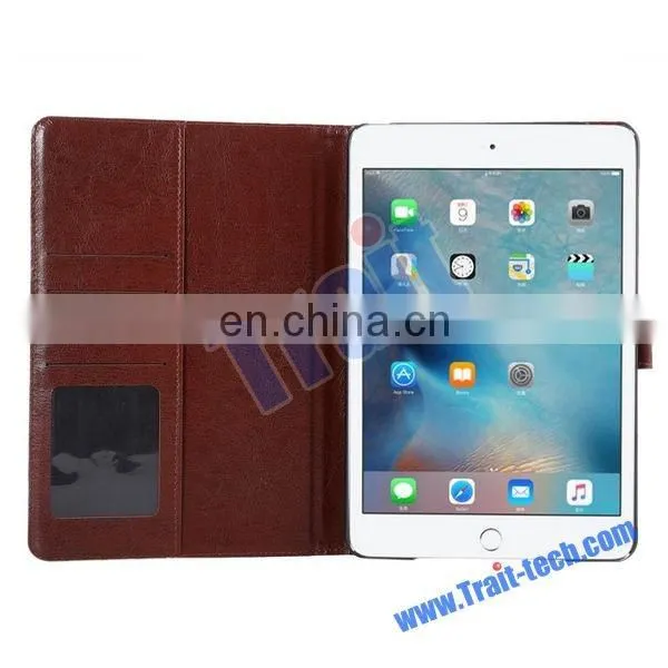 Flowers Pattern Cloth Skin Case for iPad, Wallet Style Case for iPad Mini 4,for iPad Mini 4 case
