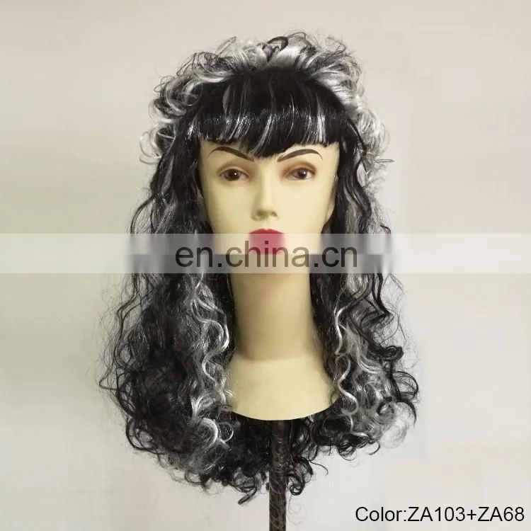 Halloween barock long curly wigs P-W223
