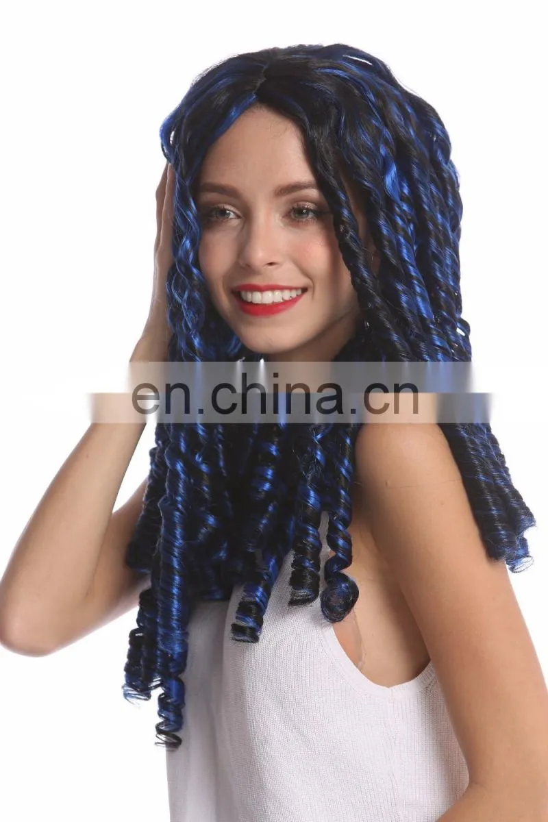 Fire resistant Carnival wig for lady P-W201