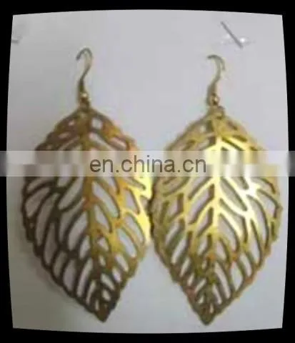 Brass Hoop Style Earrings costume jewelry brass jewelry
