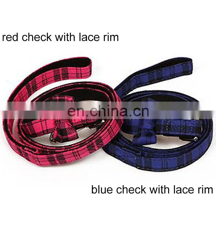 Tartan harness with leash pet products