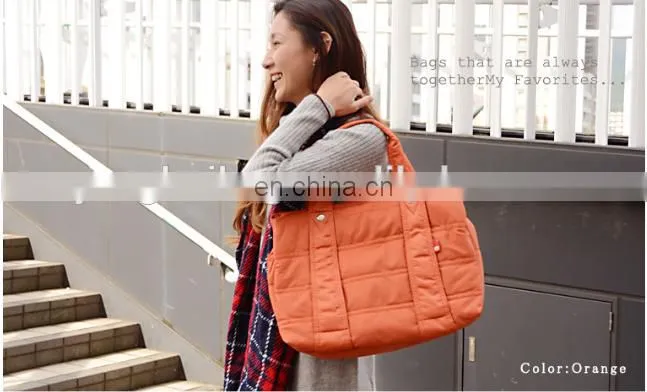 Wholesale nylon and drawstring shopping tote bag in stock from factory