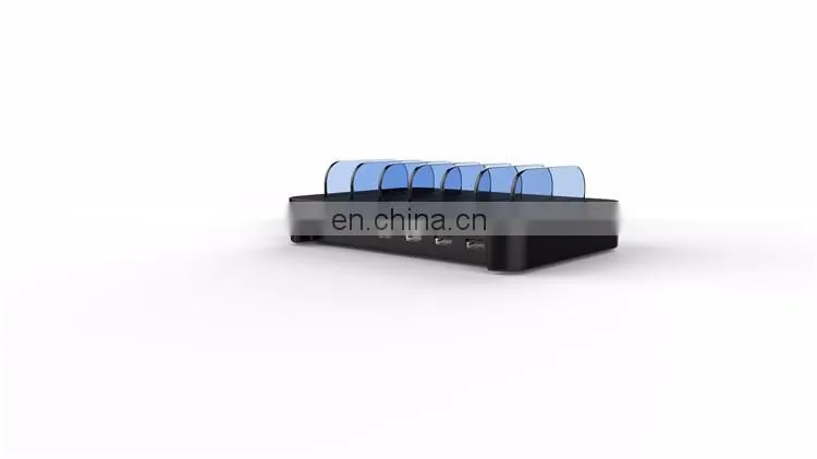 2017 Amazon hotselling new style 6 ports usb charging station phone charging station phone stand