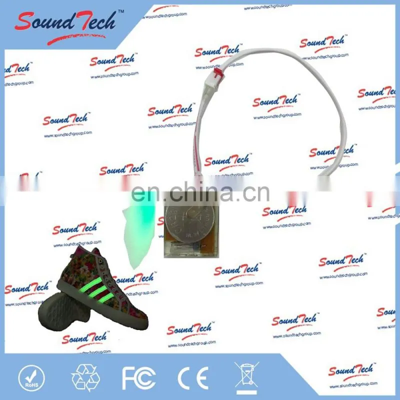 led vibration sensor lights for shoes