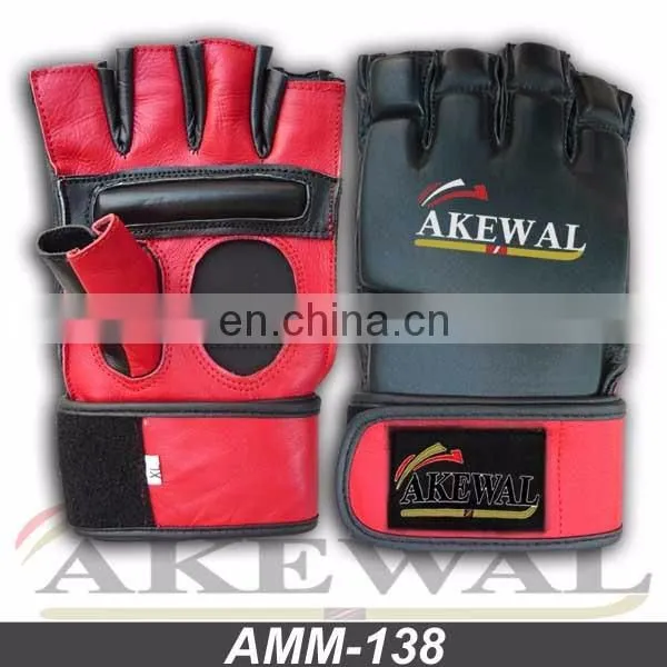 MMA Gloves Cowhide Leather