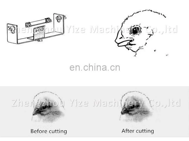 Automatic photoelectric sensor chicken debeaking machine chicken beak cutter poultry debeaker