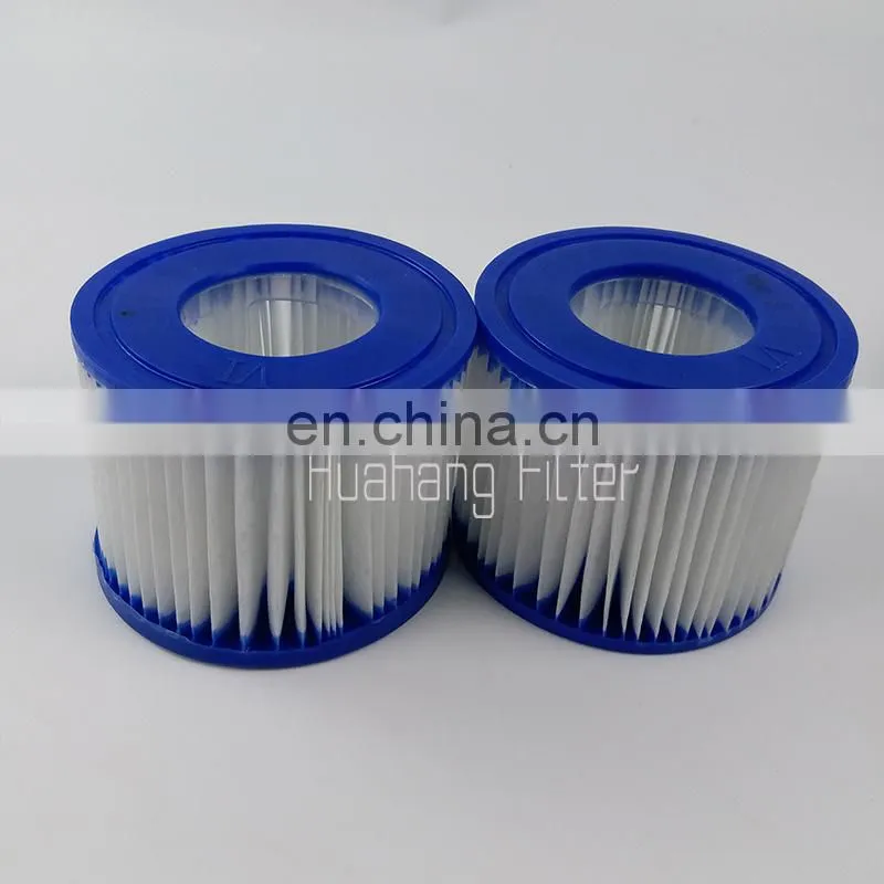 Factory supply 0.45,1,2,3,10 MICRON Polyester pleated swimming pool spa cartridge filter