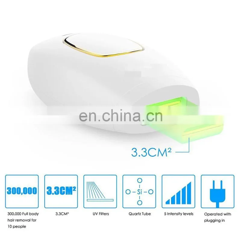 Mini Hair Removal Device IPL Photorejuvenation Depilatory Laser Beauty Instrument