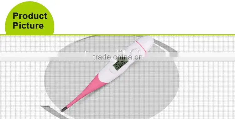 flexible tip ,durable human body fever digital thermometers with CE ,ISO ,FDA