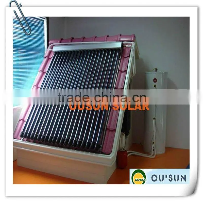 Split Pressurized Solar Water Heater With Heat Pipe For Apartment