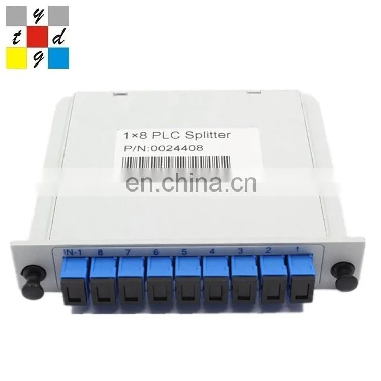 Best selling plug shell v-groove rack mount 1*32 price 1x4 fiber plc sus splitter