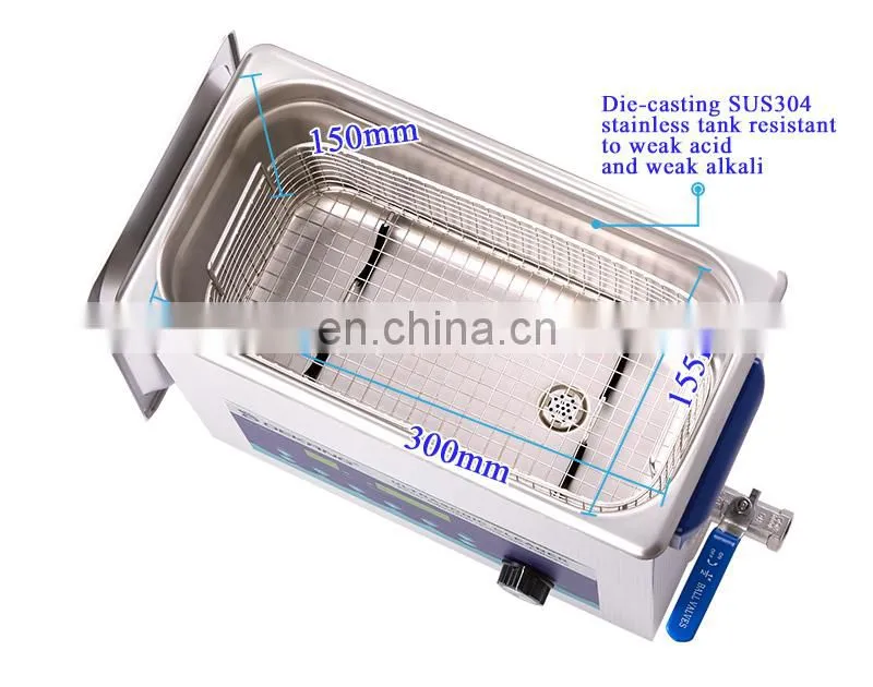 Best Dental 6.5L Ultrasonic Cleaner Disinfection of False Teeth Quick Cleaning