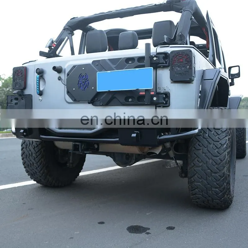 Cobra Rear Bumper for Jeep Wrangler JK 2007+ Auto Accessories Black Steel Rear Bar