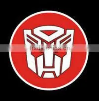 transformers car led laser logo door lights