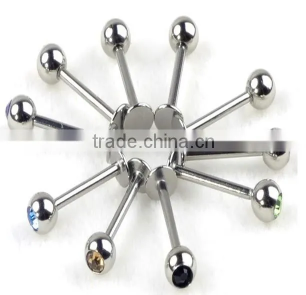 internally threaded tiny cz diamond star labret monroe lip ring piercing body jewellery