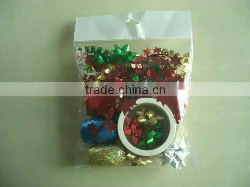 Plastic PP Festival Holiday Colorful ribbon/ Easter Egg and Curly Bows Hot sale in United kingdom
