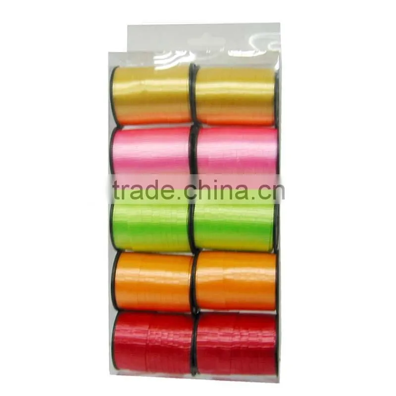 5mm wide ribbon egg and 10m long packing roll for weeding packing,ribbon egg for christmas decoration