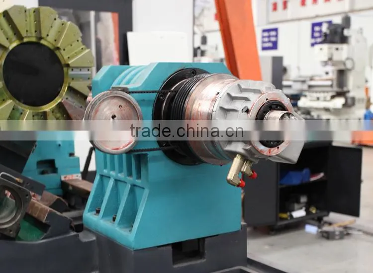 TSC36L Slant Bed Cnc Lathe for processing aluminum pulley/metal lathe linear rail 5000rpm 56mm spindle bore 6'' hydraulic chuck