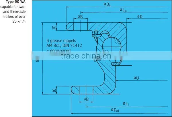 360.22.1055.010 Type 90/1200.22 WA turntable bearing