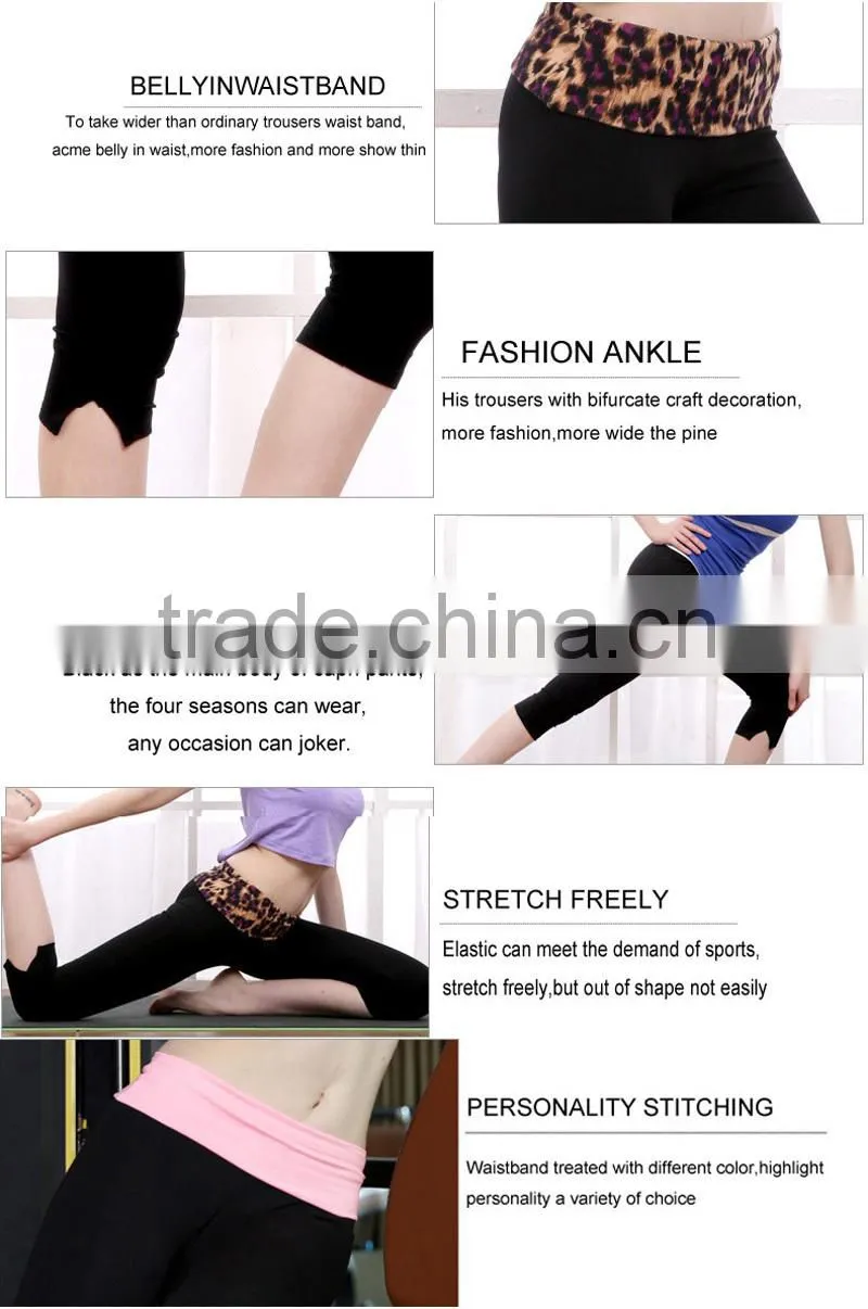 Women yoga pants custom yoga tights women capri pants