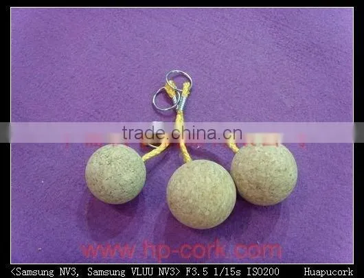 Cork Key Chain/Cork Key Ring