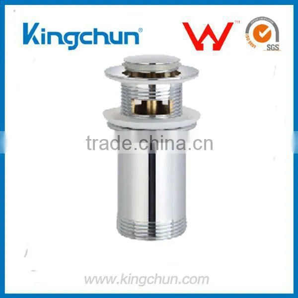 Watermark Lastest Design Basin Waste Wash Drain Pop Up Chrome Plated With Overflow (K728)