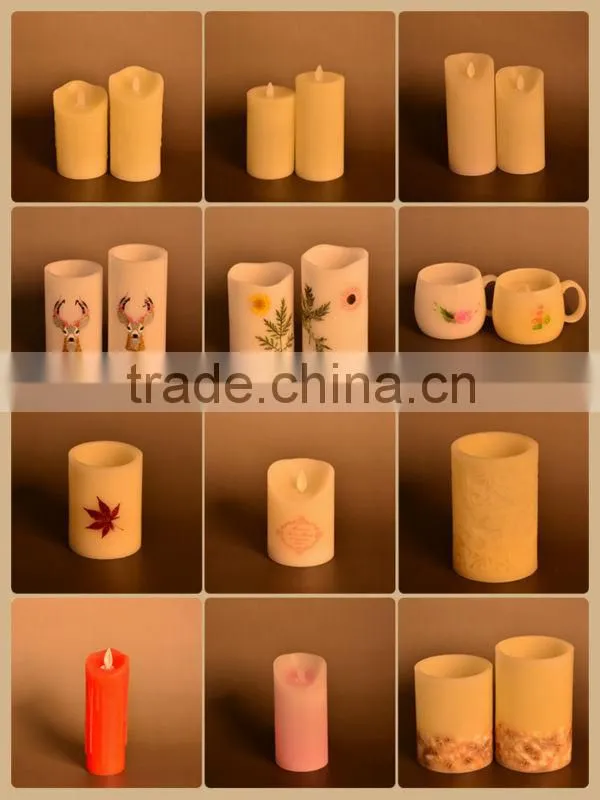 Heavy Drip LED Pillar Flameless candle wax, birthday soy candle wax/