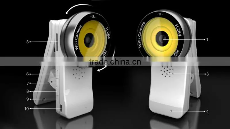 H.264 Using Friendly HD 1080P Mini Wifi Spy Camera